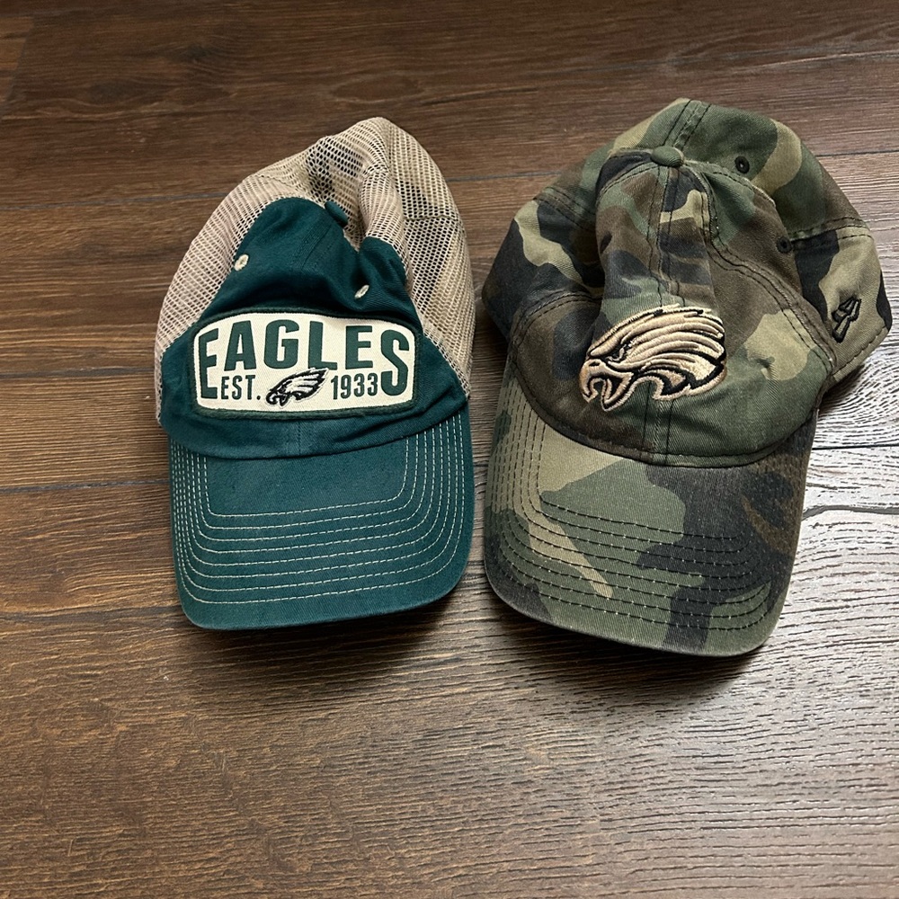 Two men’s hats Philadelphia Eagles